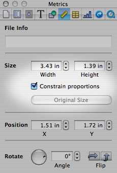 Required Constrain proportions setting