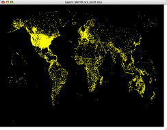 world cities shapefile