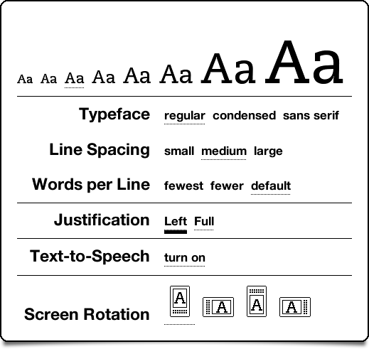 change calibre font